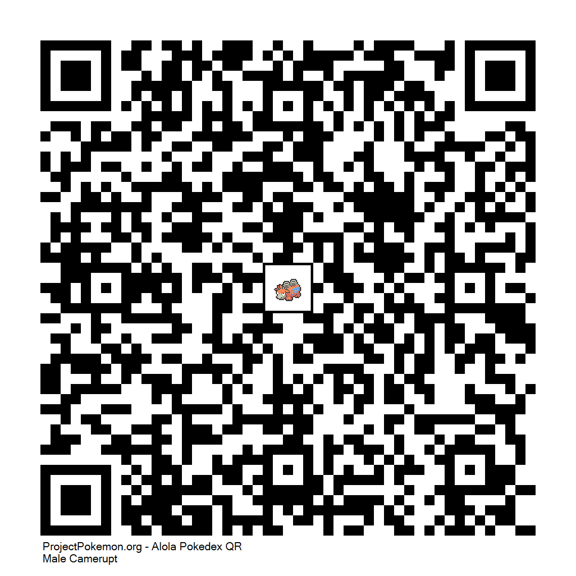 Cdigo QR de Camerupt